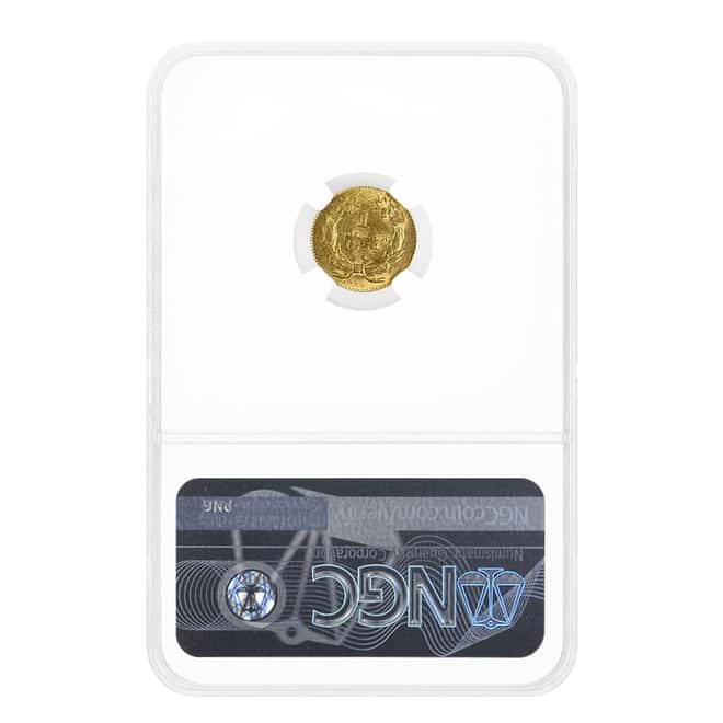 1854 $1 Indian Princess Head Gold Coin Type 2 NGC MS 61