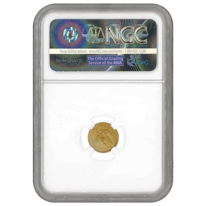 1855 $2.5 Quarter Gold Eagle Liberty Head NGC AU Details