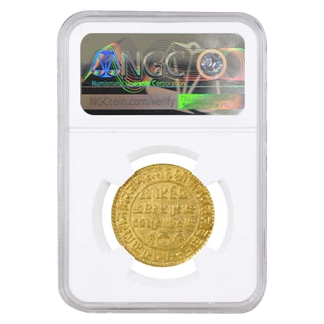 1866 VS 1922 India Princely States Kutch Y-19 Pragmalji II Gold Coin NGC UNC Details