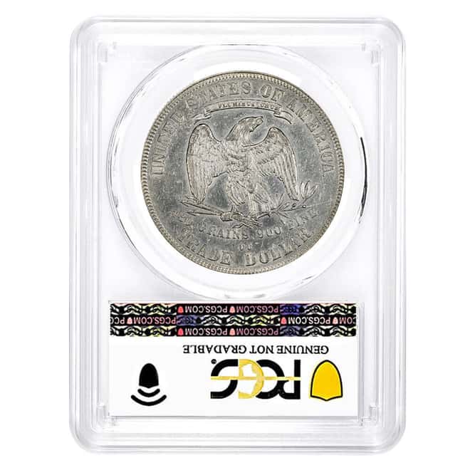 1876-CC Silver Trade Dollar $1 PCGS AU Detail