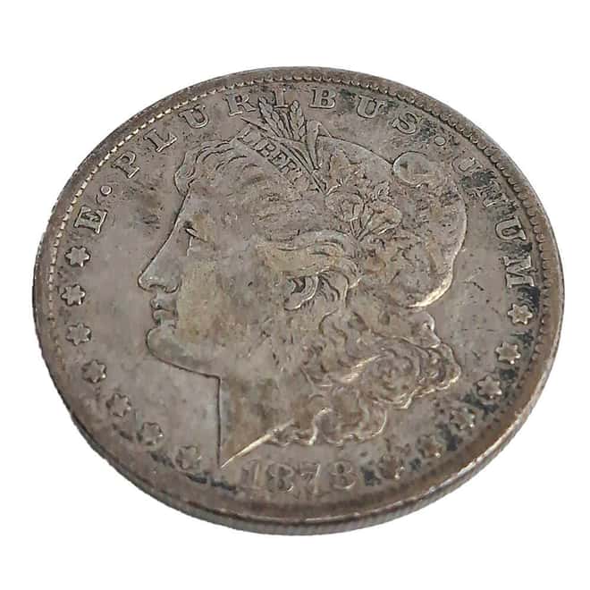 1878-CC Morgan Silver Dollar $1 Fine