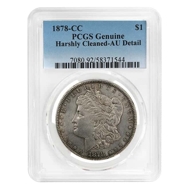1878-CC Morgan Silver Dollar $1 PCGS AU Detail