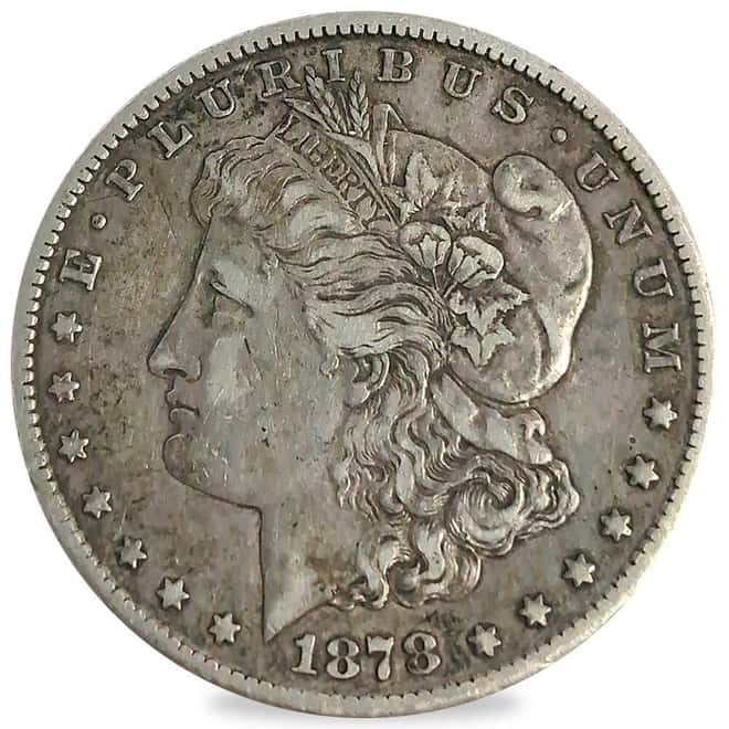 1878-CC Morgan Silver Dollar $1 VF