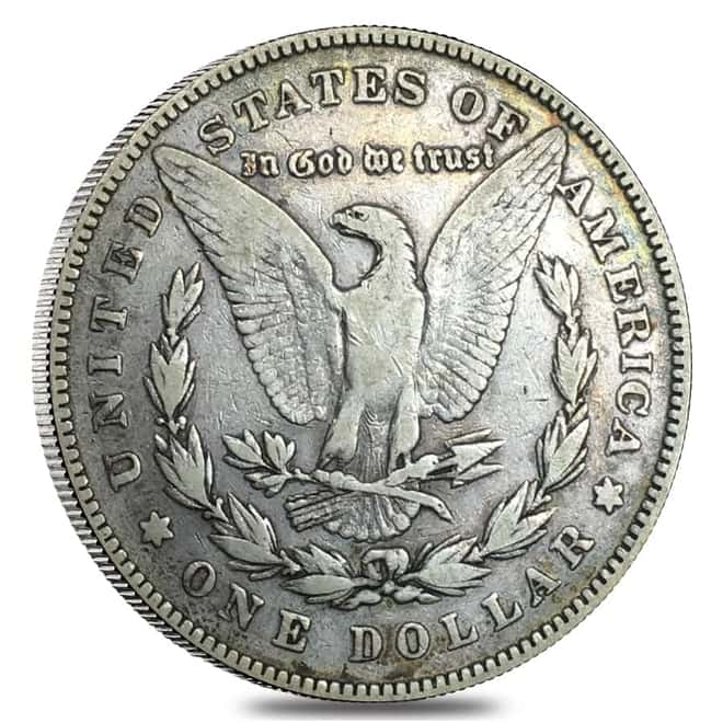 1878 Silver Morgan Dollar 7/8 Tailfeathers VG-VF