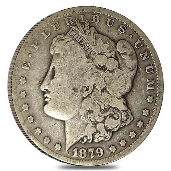1879-CC Morgan Silver Dollar $1 Good