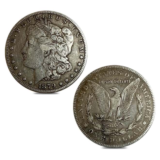 1879-S Morgan Silver Dollar $1 Reverse of 1878 VF
