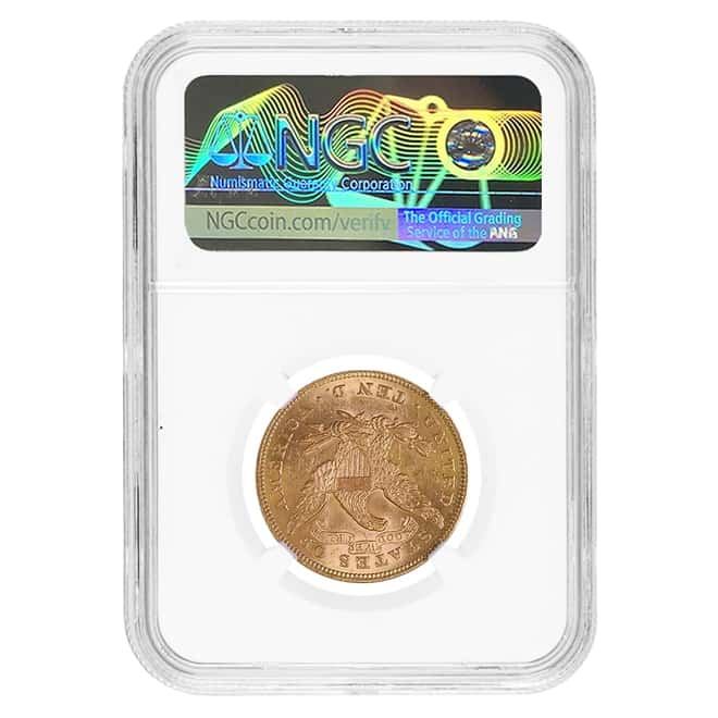 1879 $10 Liberty Head Gold Eagle Coin NGC MS 60