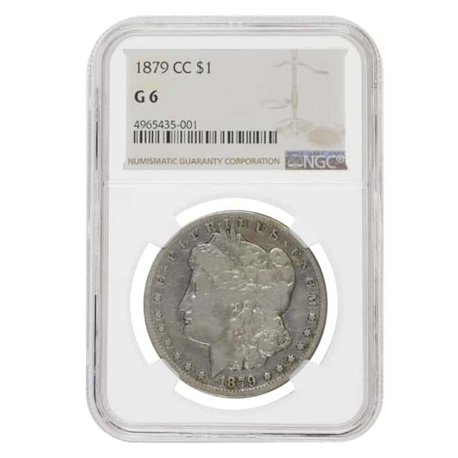 1879 CC Silver Morgan Dollar NGC G 6