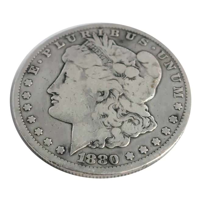 1880-CC Morgan Silver Dollar $1 VG Very Good