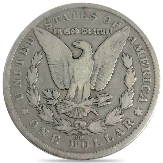 1880-CC Morgan Silver Dollar $1 VG Very Good