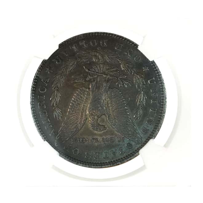 1880 O Morgan Silver Dollar $1 NGC AU 58