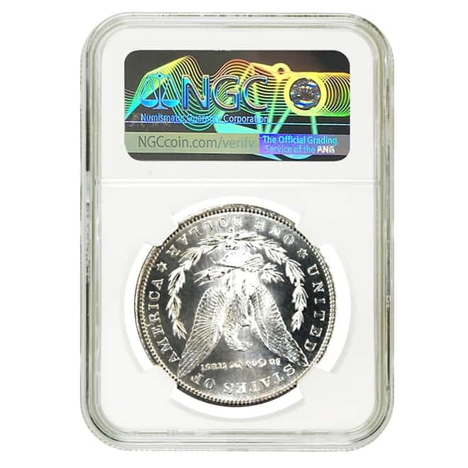 1880 S Silver Morgan Dollar NGC MS 66+*