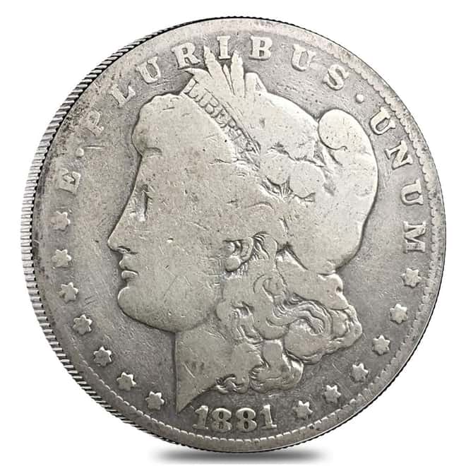 1881-CC Silver Morgan Dollar G (Cleaned)