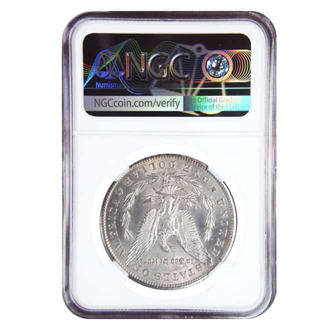 1881 CC Silver Morgan Dollar NGC MS 62