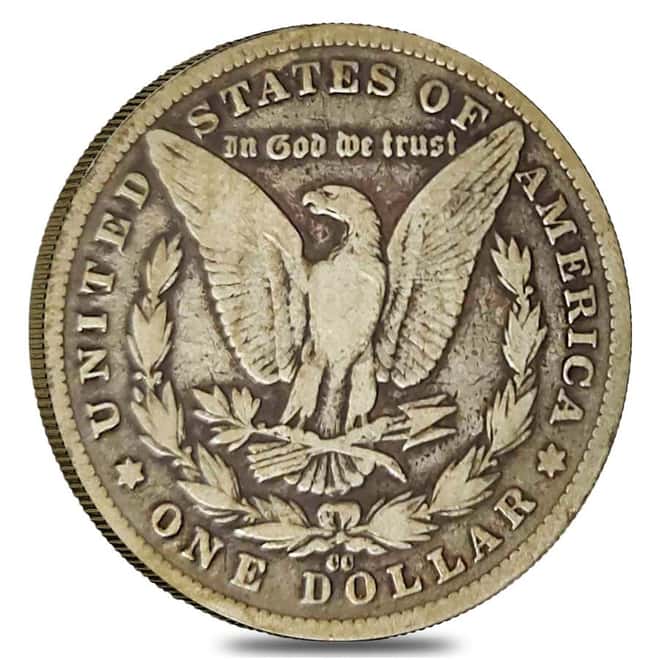 1882-CC Morgan Silver Dollar $1 VG