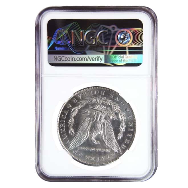 1882-CC Silver Morgan Dollar NGC MS 62