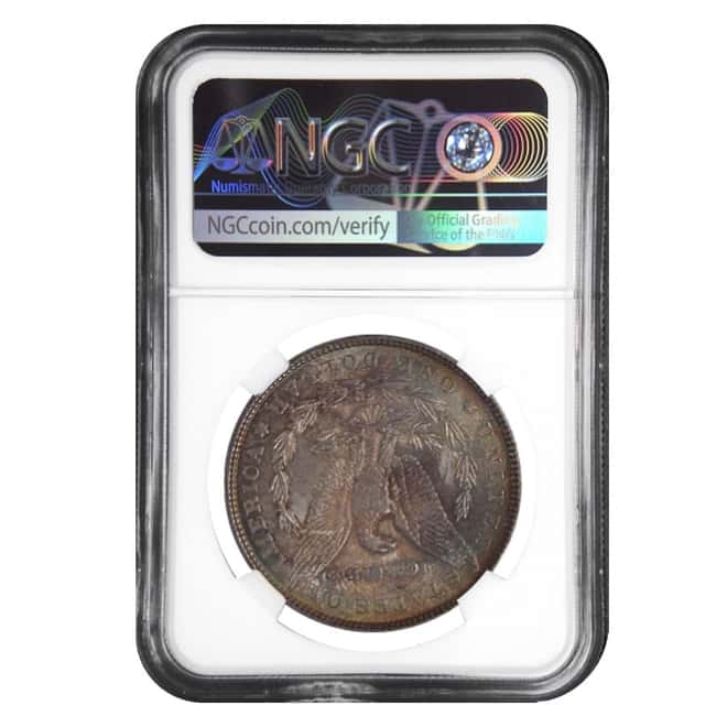 1882 Silver Morgan Dollar NGC MS 63
