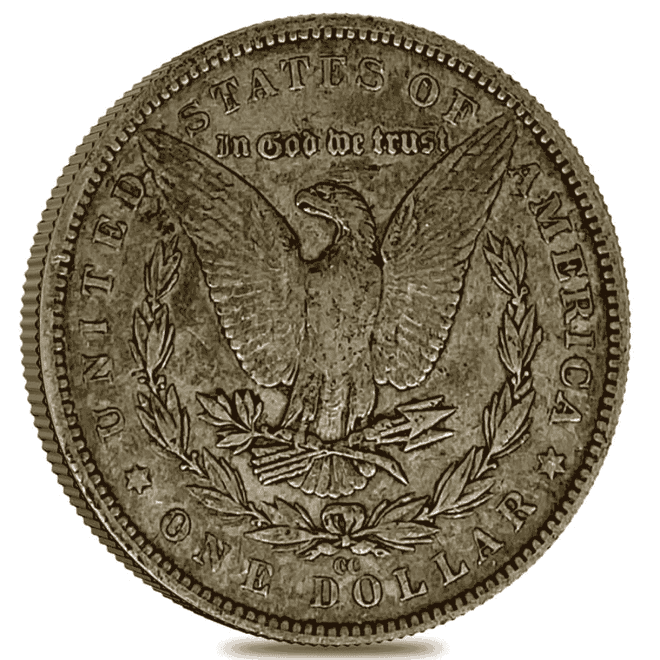 1883 CC Morgan Silver Dollar $1 VF