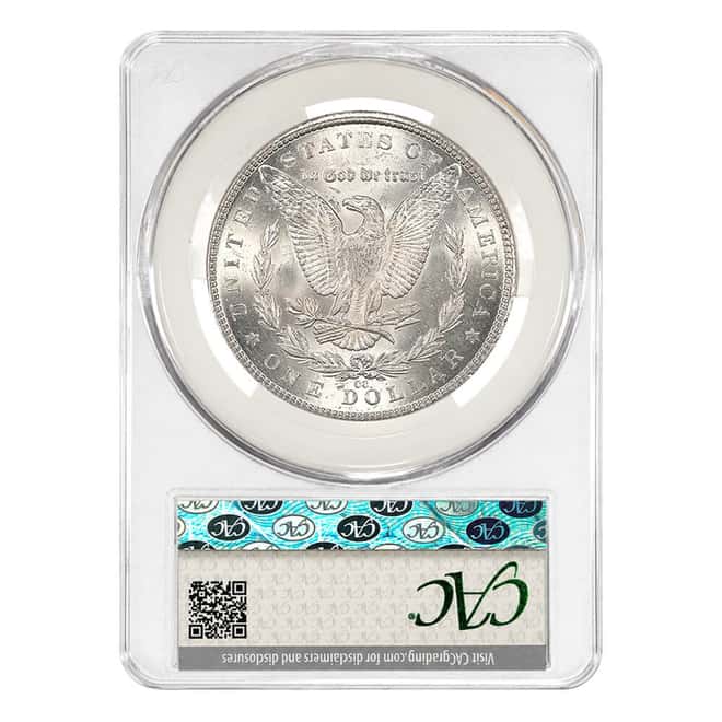 1884-CC Morgan Silver Dollar $1 CAC MS 61