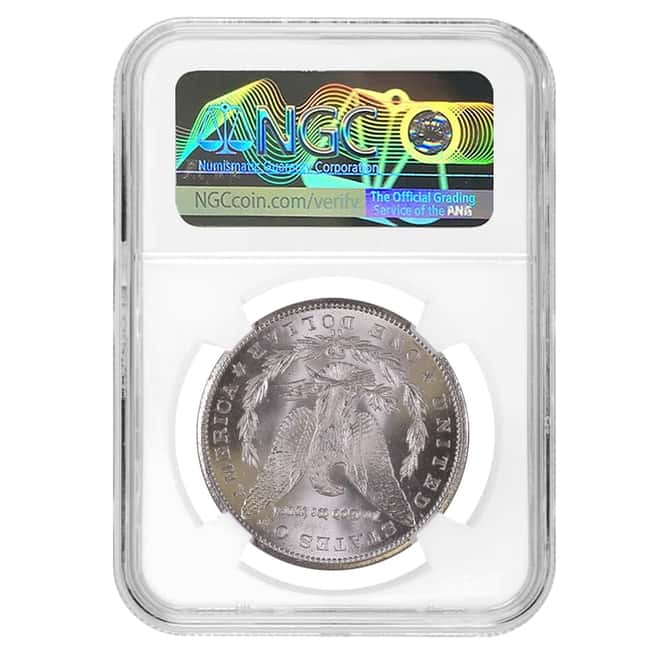 1884-CC Morgan Silver Dollar $1 NGC UNC Details