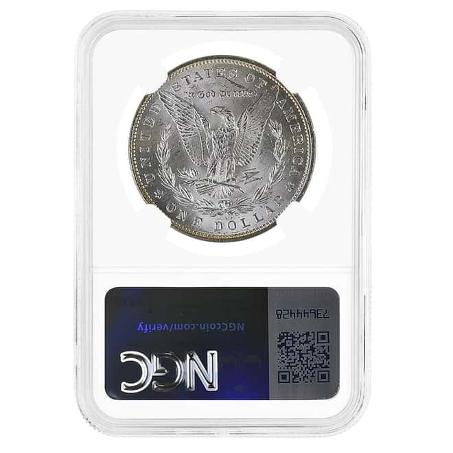 1884 Morgan Silver Dollar $1 NGC MS 65