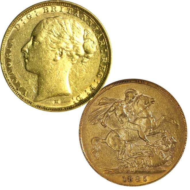 Great Britain 1.412 oz 6-Coin Gold Sovereign Set