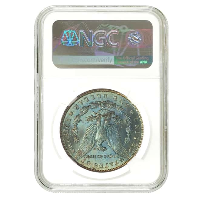 1886 Morgan Silver Dollar $1 NGC MS 61