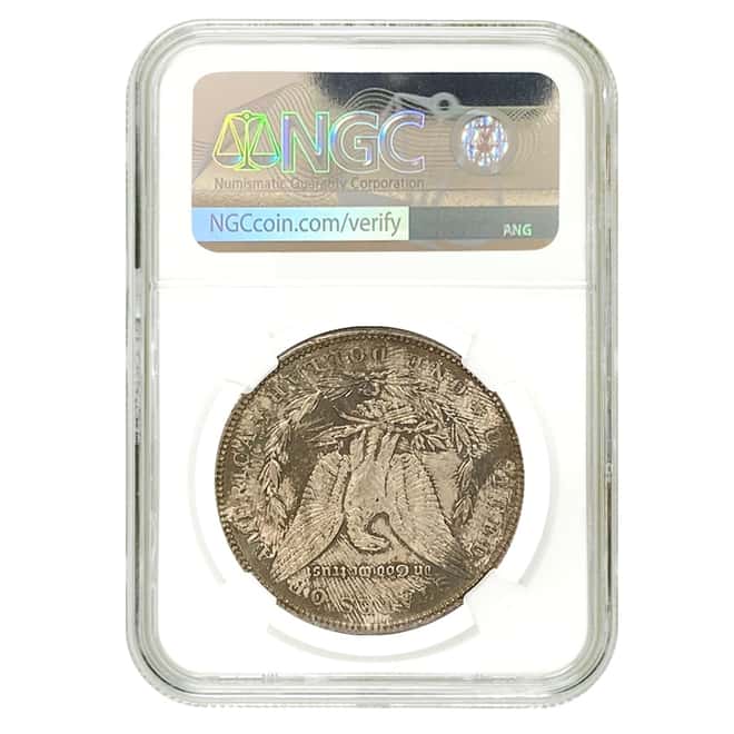 1887 Morgan Silver Dollar $1 NGC MS 62