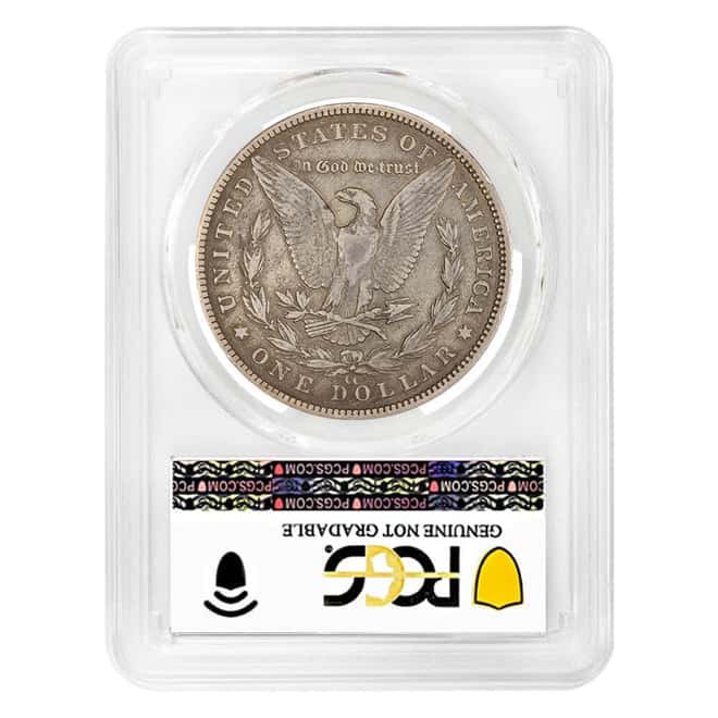 1889-CC Morgan Silver Dollar $1 PCGS VF Detail
