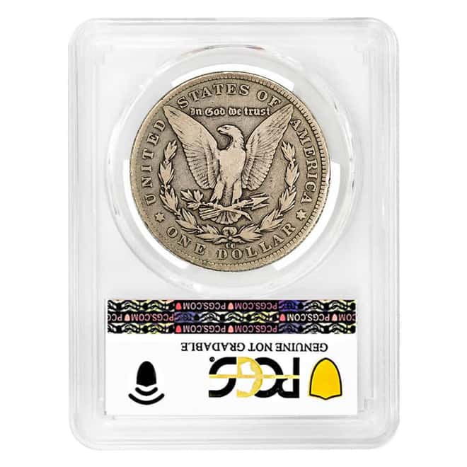 1889-CC Morgan Silver Dollar $1 PCGS VG Detail