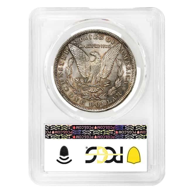 1890-O Morgan Silver Dollar $1 Hot 50 VAM 10 Comet Variety PCGS MS 62
