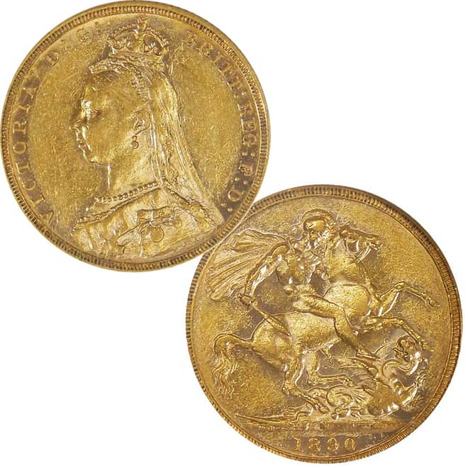Great Britain 1.412 oz 6-Coin Gold Sovereign Set
