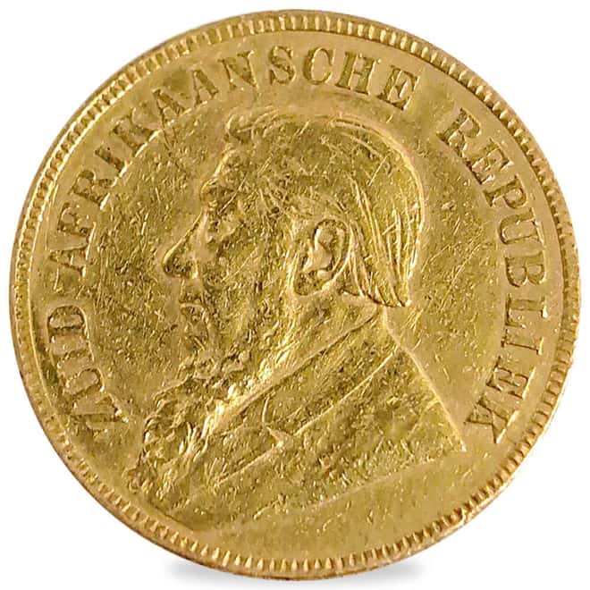 1892-1900 South Africa 1 Pond Gold Coin Cull (Random Year)