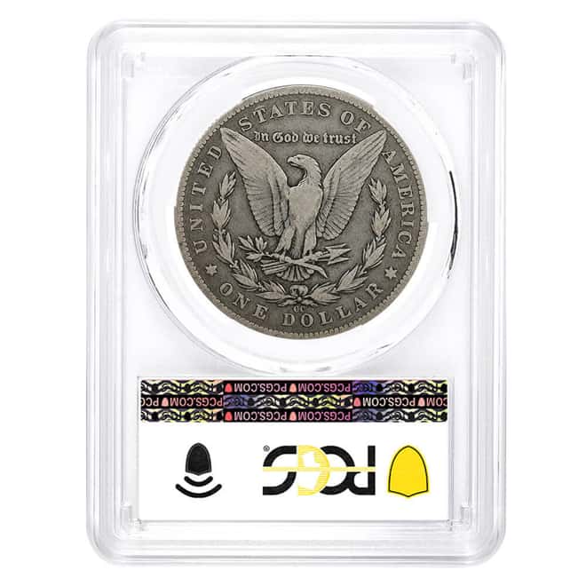 1892-CC Morgan Silver Dollar $1 PCGS F 12