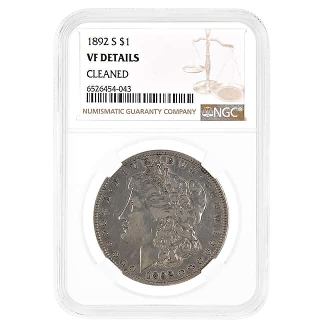 1892-S Morgan Silver Dollar $1 NGC VF Detail