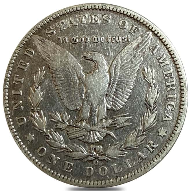 1893-O Morgan Silver Dollar $1 Fine Details (Cleaned)