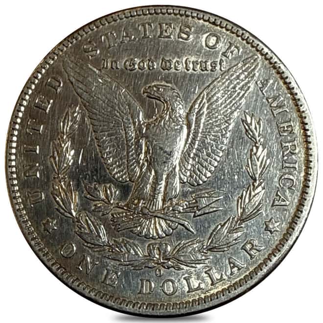 1894-O Morgan Silver Dollar $1 AU Details (Cleaned)