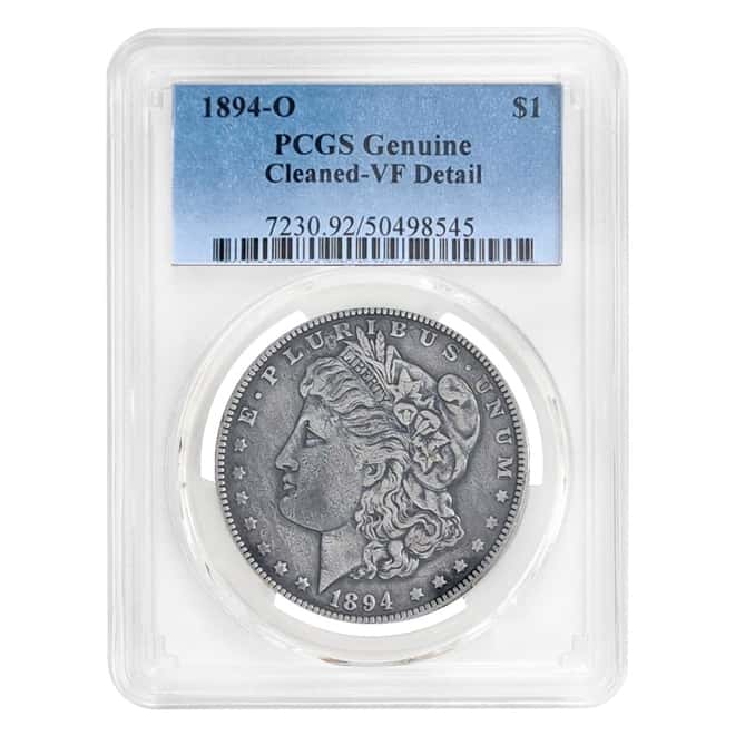 1894-O Morgan Silver Dollar $1 PCGS VF Detail