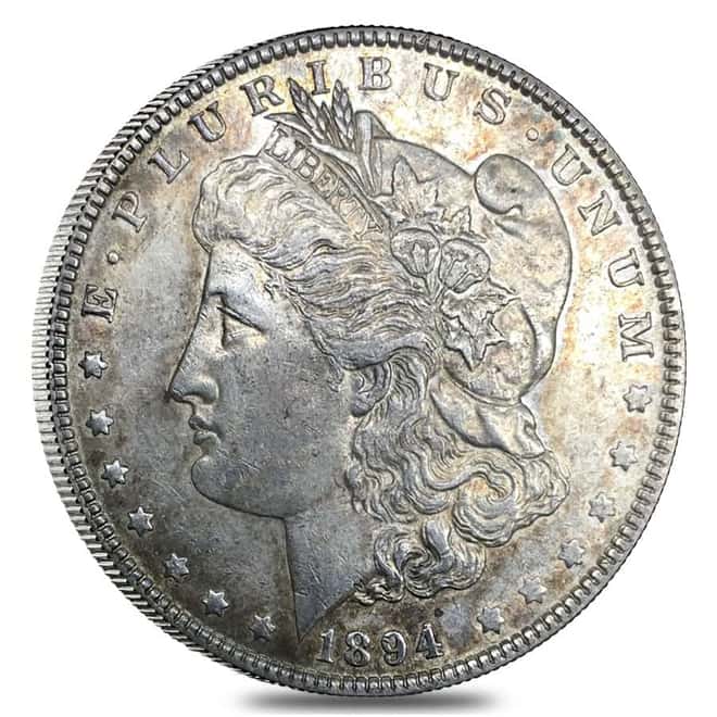 1894-O Silver Morgan Dollar AU