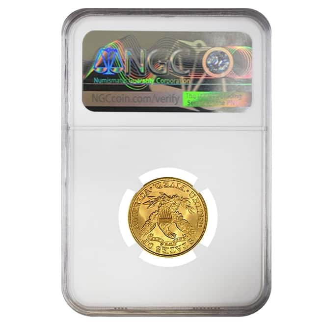 1895 $5 Liberty Head Half Eagle Gold Coin NGC MS 64