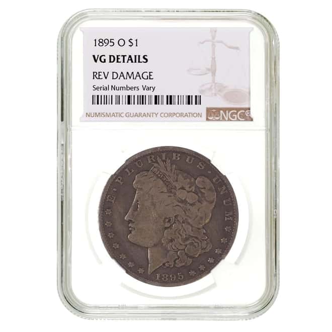 1895 O Morgan Silver Dollar $1 NGC VG Details