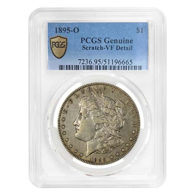 1895-O Morgan Silver Dollar $1 PCGS VF Detail