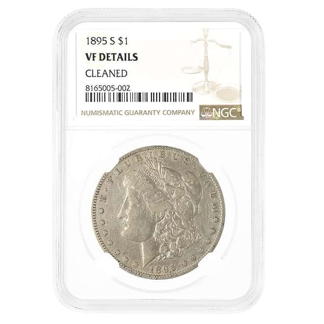 1895-S Morgan Silver Dollar $1 NGC VF Details