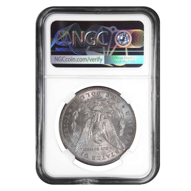 1899 Silver Morgan Dollar NGC MS 62