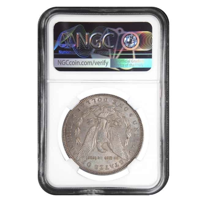 1899 Silver Morgan Dollar NGC AU 58