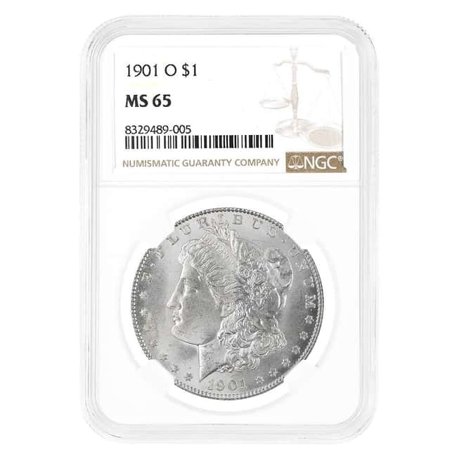 1901-O Morgan Silver Dollar $1 NGC MS 65