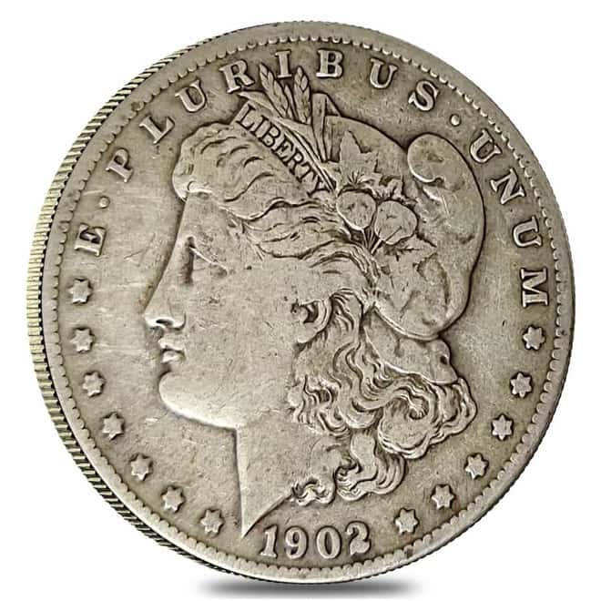 1902-S Morgan Silver Dollar $1 Fine