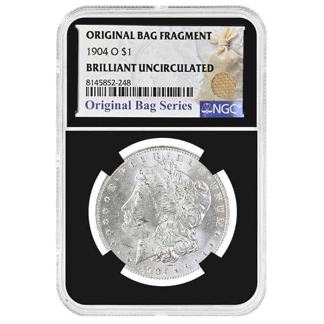 1904-O Morgan Silver Dollar $1 Original Bag Series NGC BU