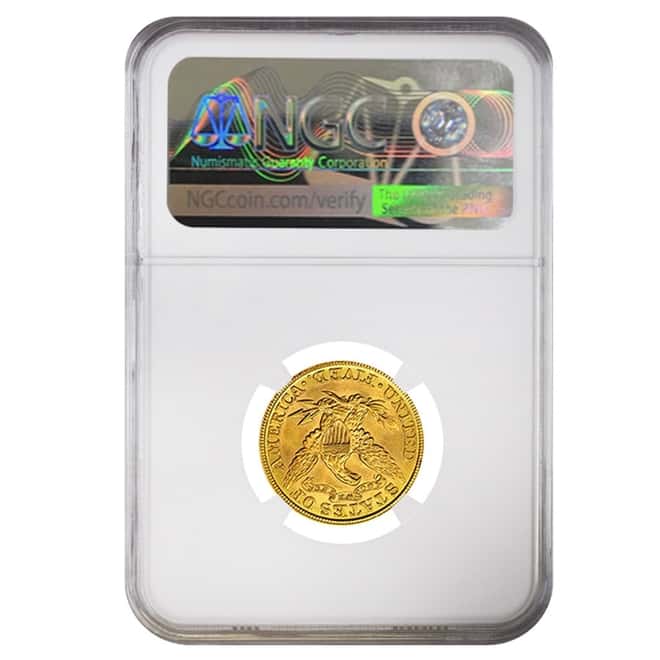 1907 $5 Liberty Head Half Eagle Gold Coin NGC MS 64
