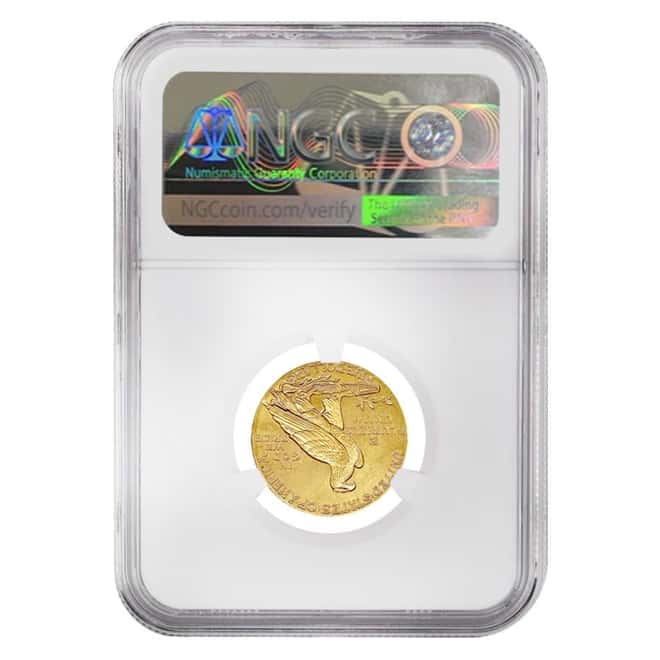 1908 $5 Indian Head Half Eagle Gold Coin NGC MS 62